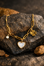 Heartsque Charm Chain - Hues Of jewels