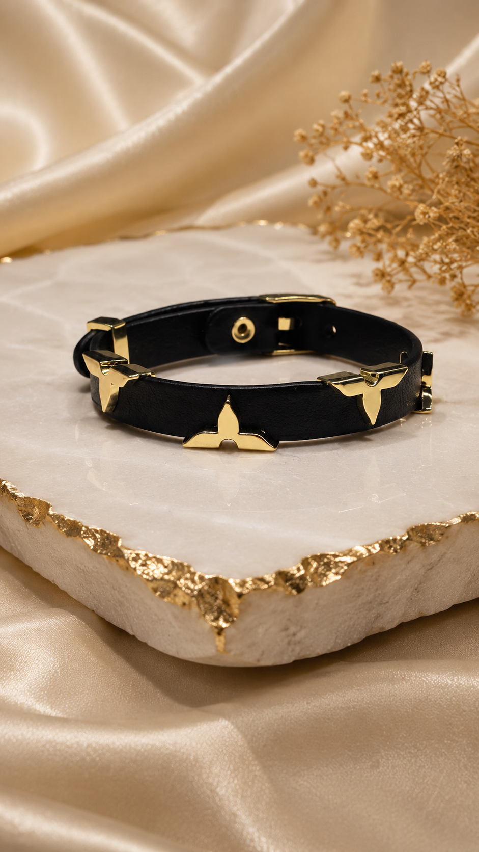 Leather Belt Bracelet