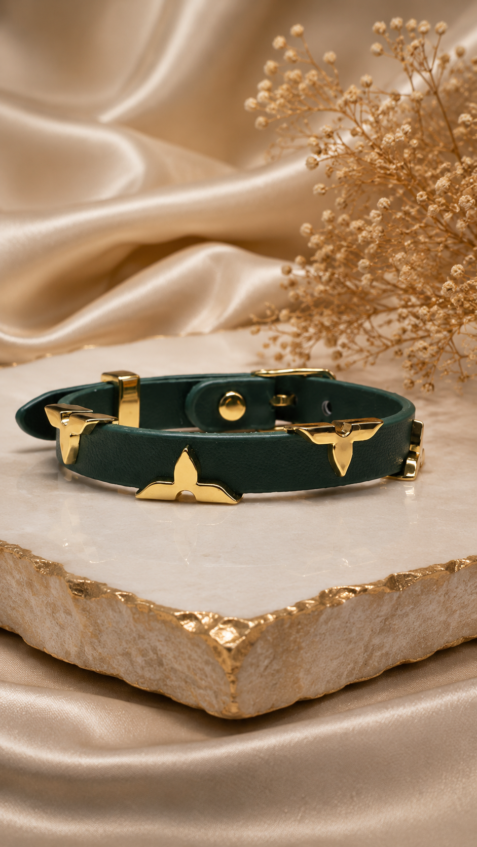 Leather Belt Bracelet