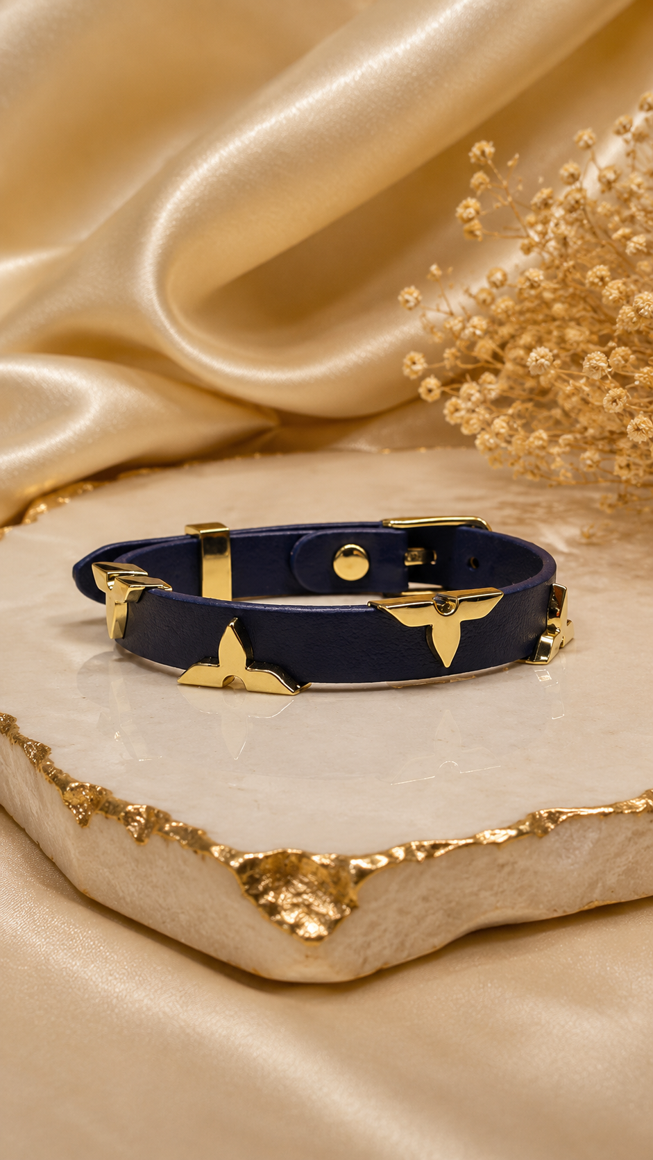 Leather Belt Bracelet