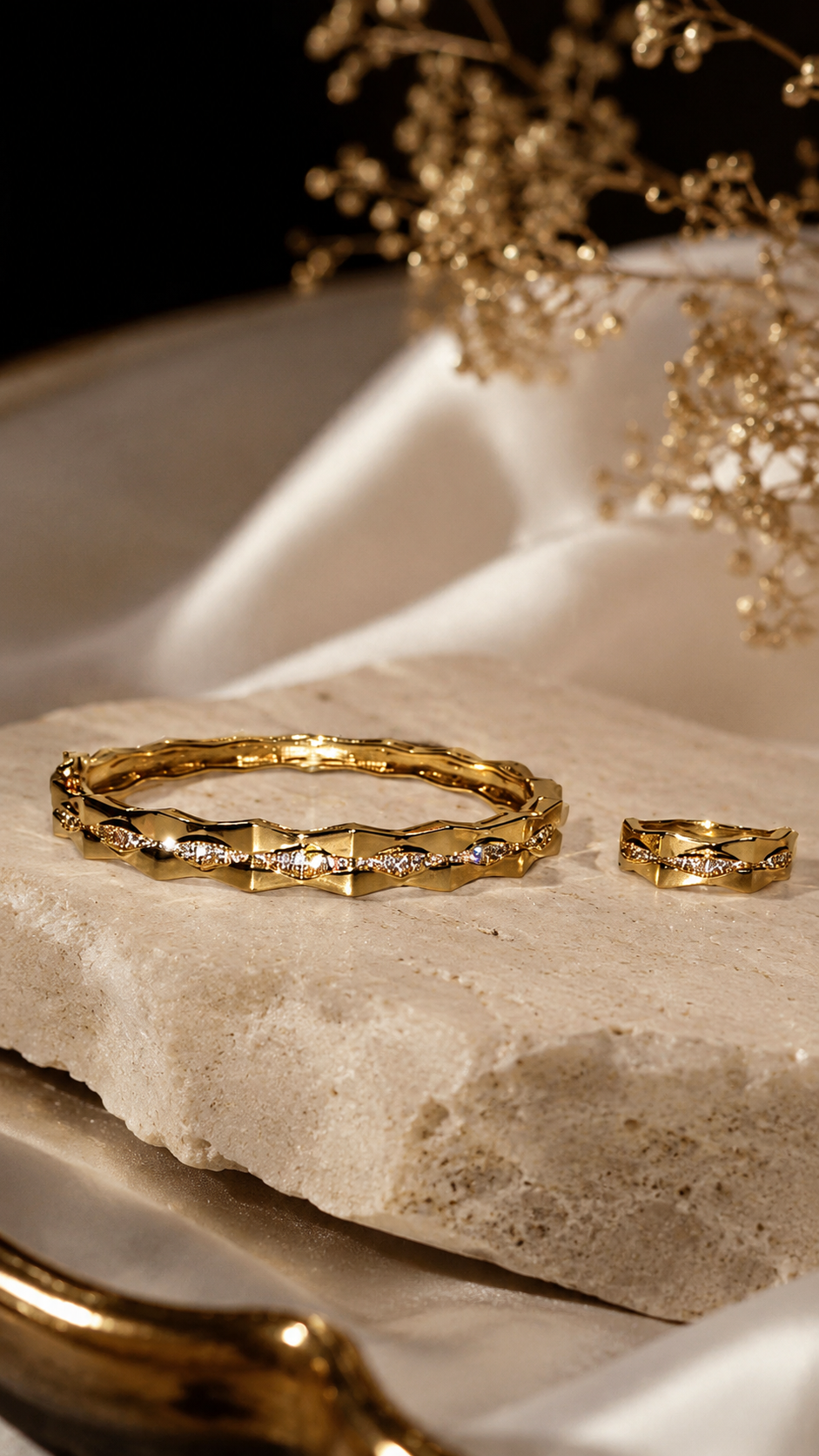 Seraphina Bracelet & Ring Set