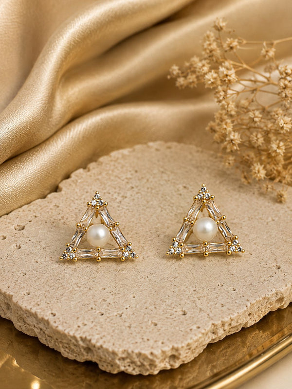 Pearl Crest Earrings