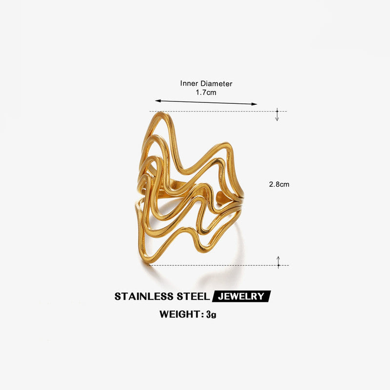 Elara Wave Ring