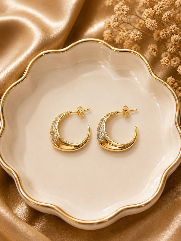 Eclipse Curve Earrings